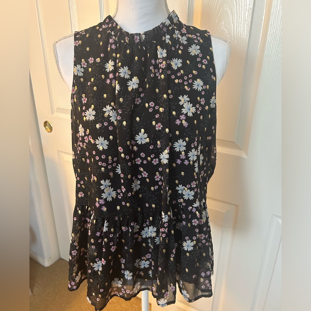 Loft peplum top, feminine blouse